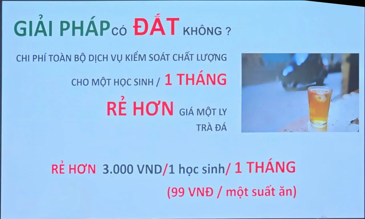 So sánh mang tính hình ảnh nhằm chứng minh chi phí dịch vụ rất thấp và dễ tiếp cận - Ảnh Bá Nam