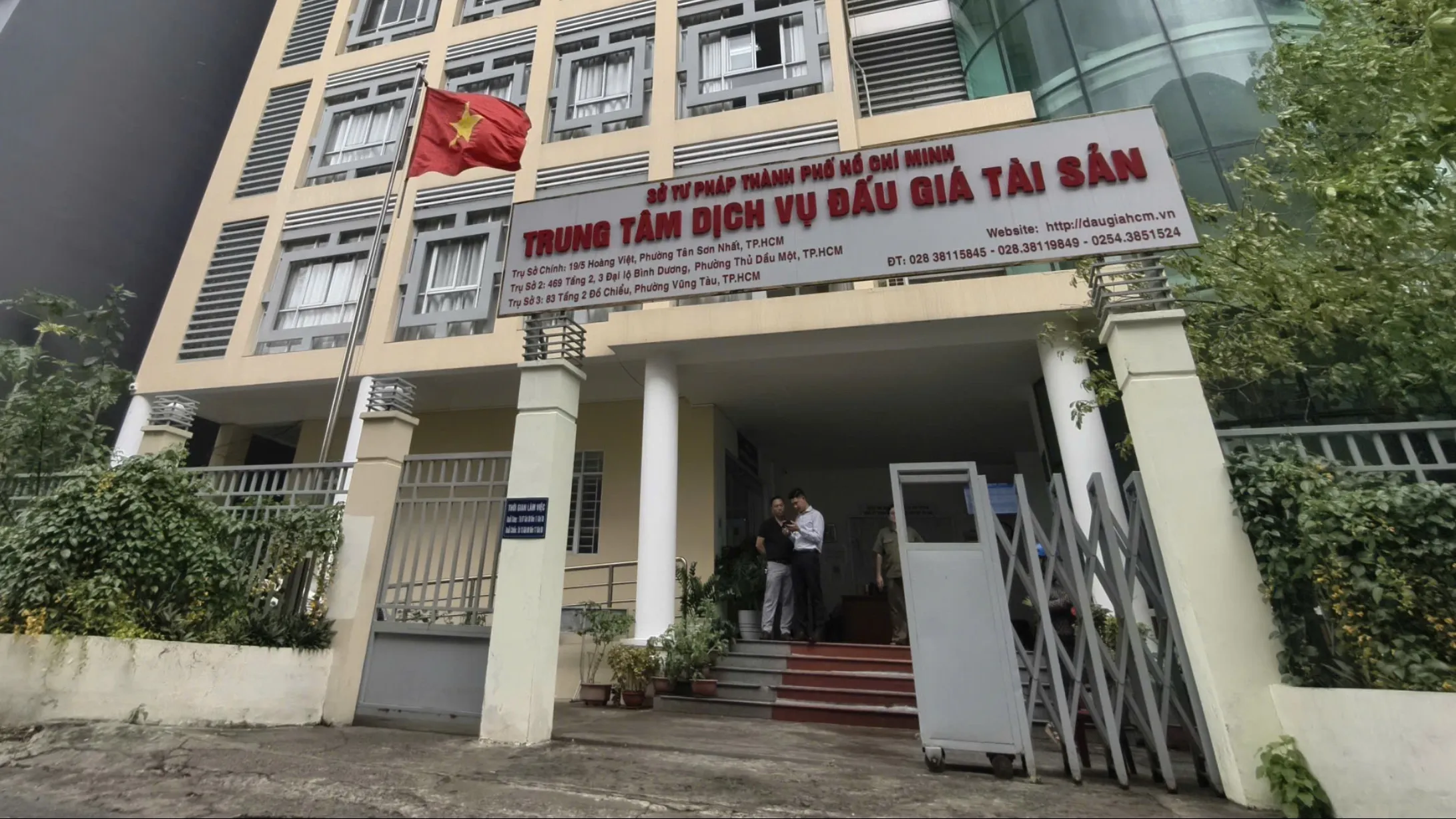Trung tâm Dịch vụ đấu giá tài sản TPHCM, nơi diễn ra buổi đấu giá