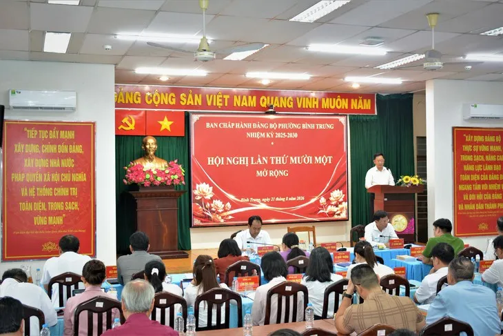 Phường Bình Trưng là một trong những địa phương vượt xa quy định về tiêu chí diện tích, dân số, gấp nhiều lần mức tiêu chuẩn - Ảnh: Phường Bình Trưng