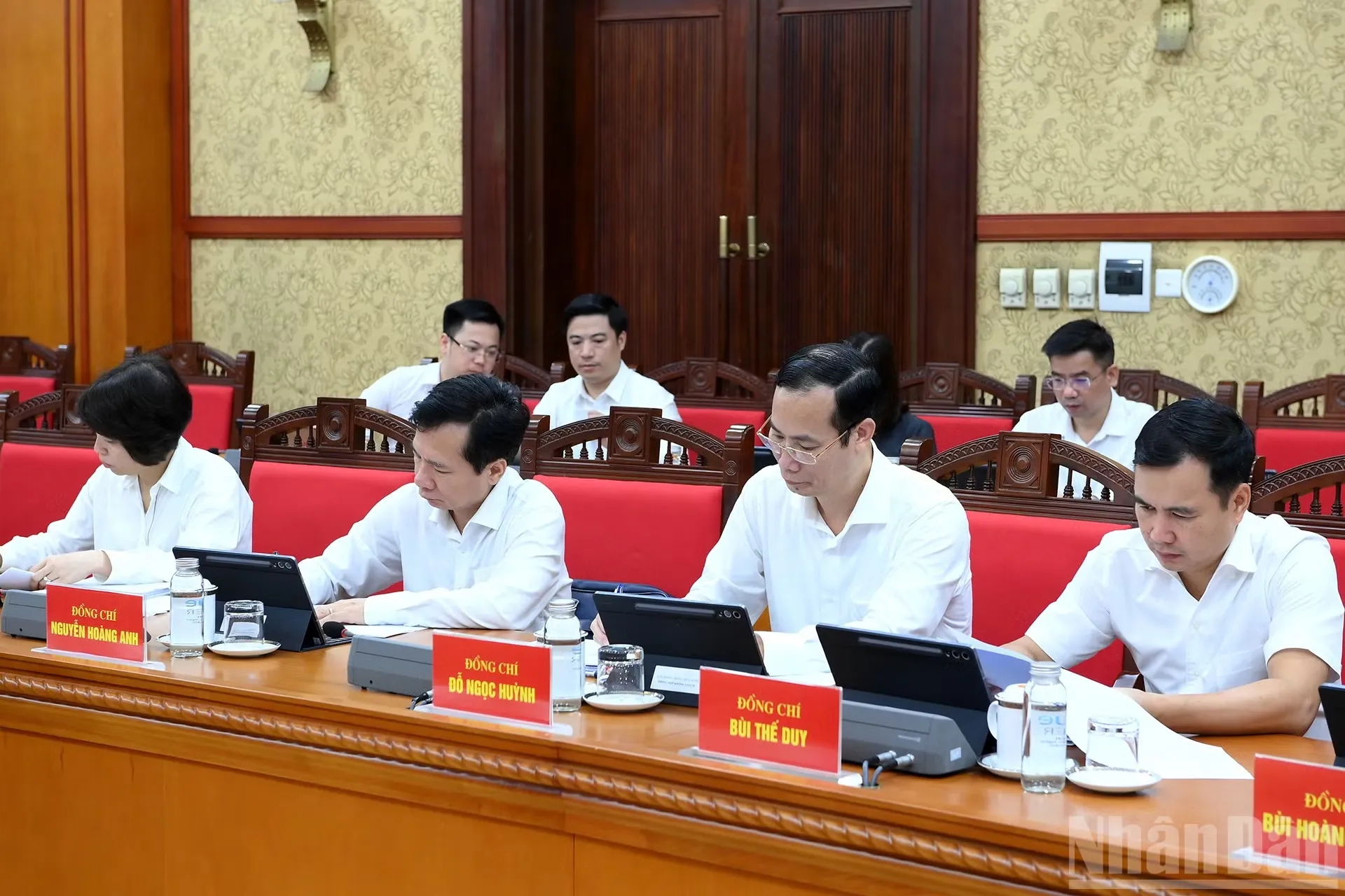 Tổng Bí thư, Chủ tịch nước Tô Lâm làm việc với các cơ quan liên quan về đánh giá kết quả 1 năm triển khai thực hiện Nghị quyết số 71-NQTW - Ảnh 7