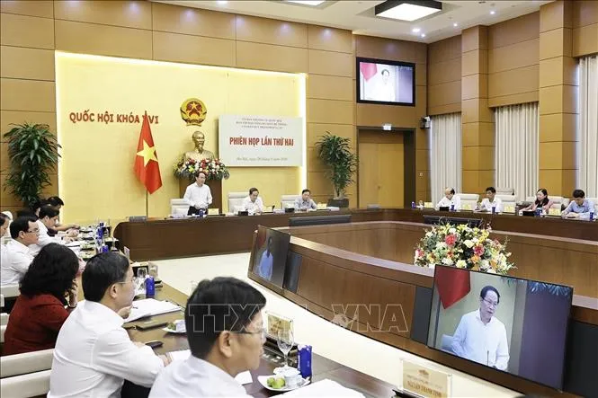 Phó Thủ tướng Chính phủ Lê Tiến Châu - Phó Trưởng ban Thường trực Ban Chỉ đạo phát biểu (Ảnh: Doãn Tấn/TTXVN)