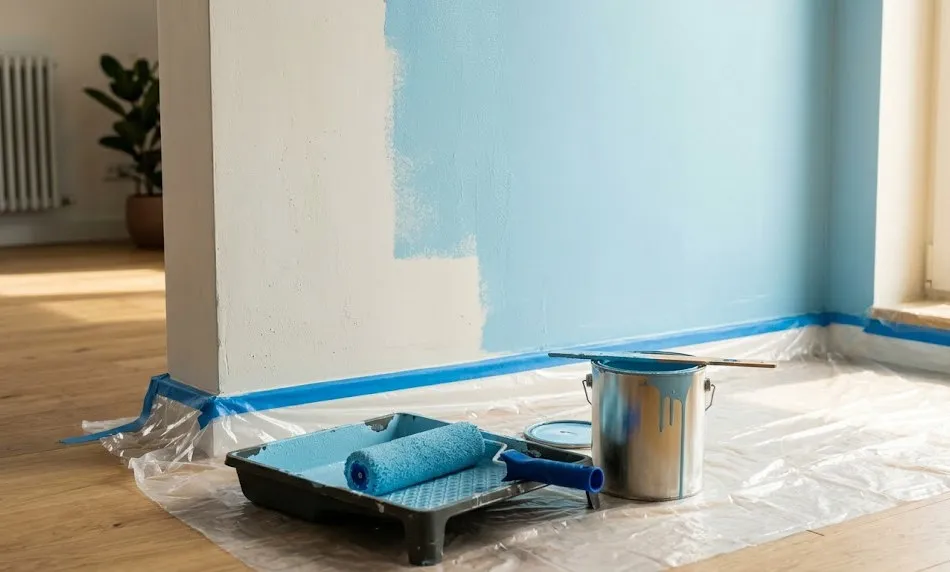 Kinh nghiệm tự sơn lại tường nhà ở xã hội: Chi phí, quy trình và xử lý sơn cũ
