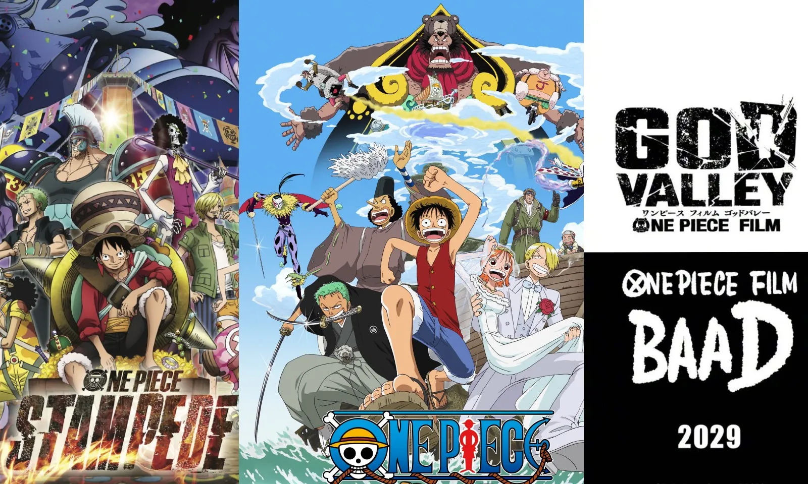 Toàn bộ 16 One Piece movie từ năm 2000 đến năm 2027