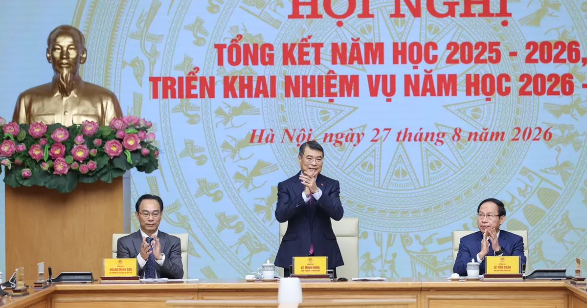 Thủ tướng chủ trì Hội nghị tổng kết năm học 2025 - 2026, triển khai nhiệm vụ năm học 2026 - 2027