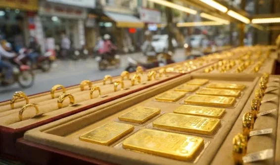 Giá vàng miếng quay đầu giảm (Ảnh minh họa: baophapluat.vn)