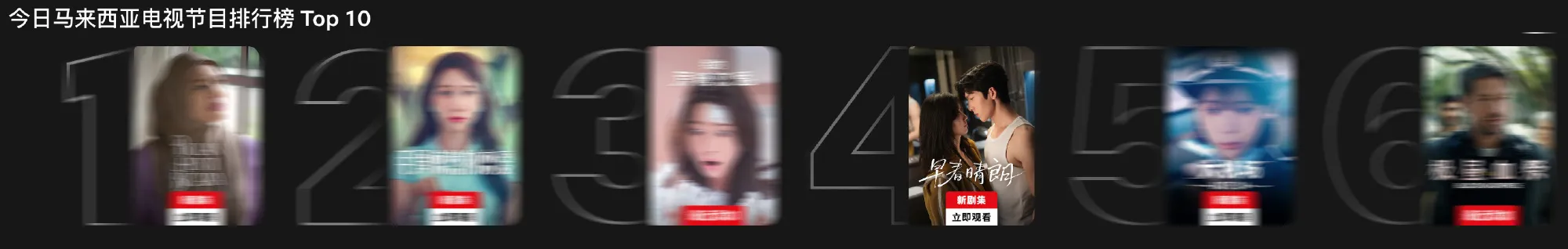 Top 4 Netflix Malaysia - Ảnh: weibo