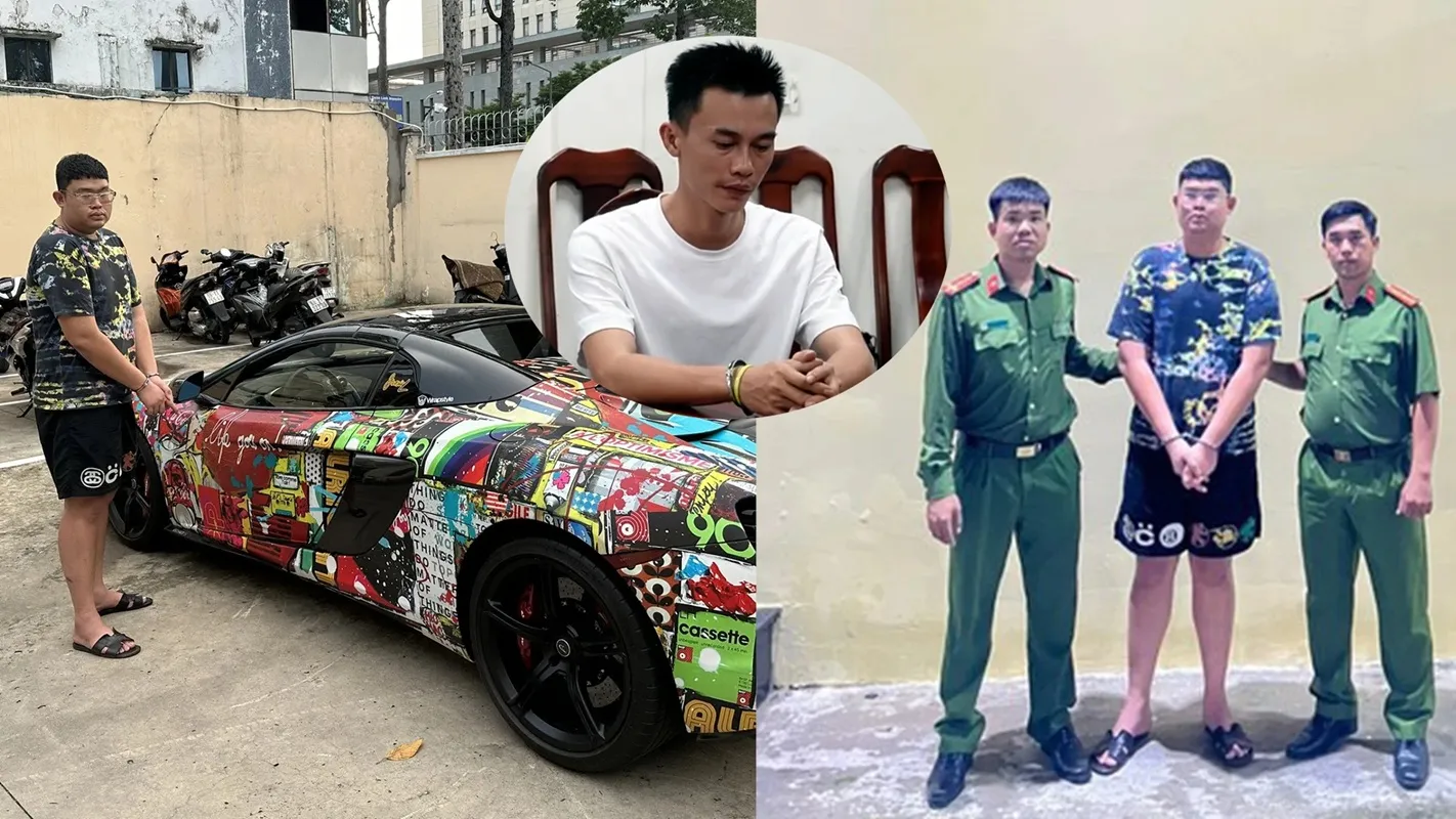 Bị can Phan Công Khanh áo trắng và Mohamach Da Pha