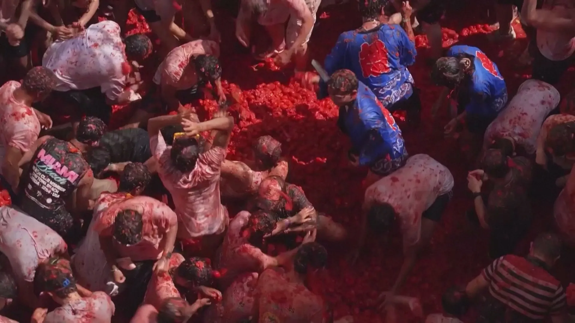 Tây Ban Nha: Đại chiến ném cà chua Tomatina - Ảnh 5. Tây Ban Nha: Đại chiến ném cà chua Tomatina - Ảnh 5.