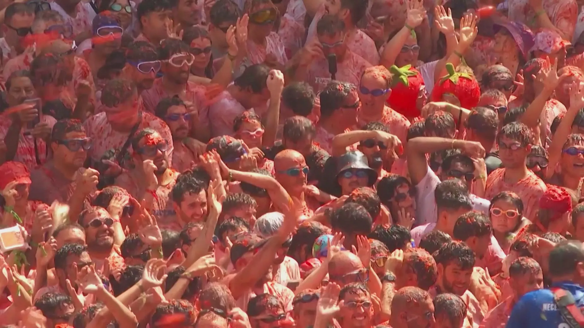 Tây Ban Nha: Đại chiến ném cà chua Tomatina - Ảnh 3.