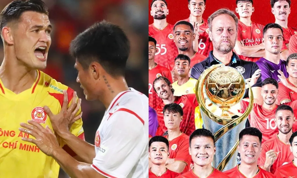 Đình Bắc phá lưới Lê Giang, CLB Công an Hà Nội đại thắng 5-0 đoạt Siêu cúp Quốc gia