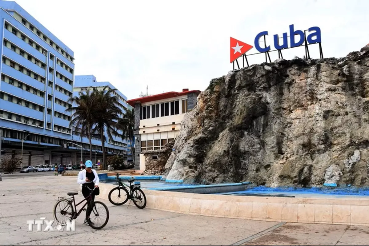 Đường phố ở La Habana, Cuba. Ảnh THX-TTXVN