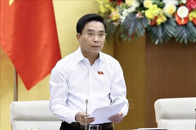 Phó Chủ tịch Quốc hội Nguyễn Doãn Anh phát biểu (Ảnh: Doãn Tấn/TTXVN)
