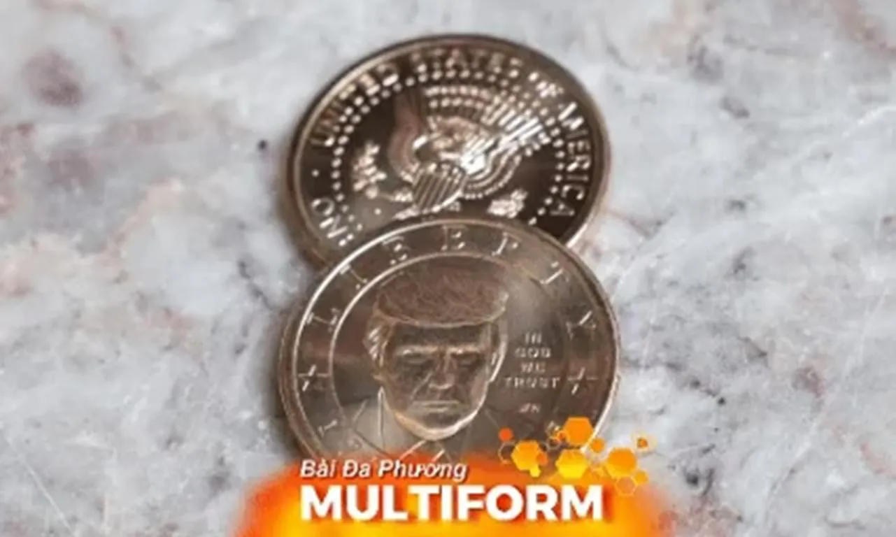 Mỹ phát hành đồng xu 1 USD có hình ông Trump