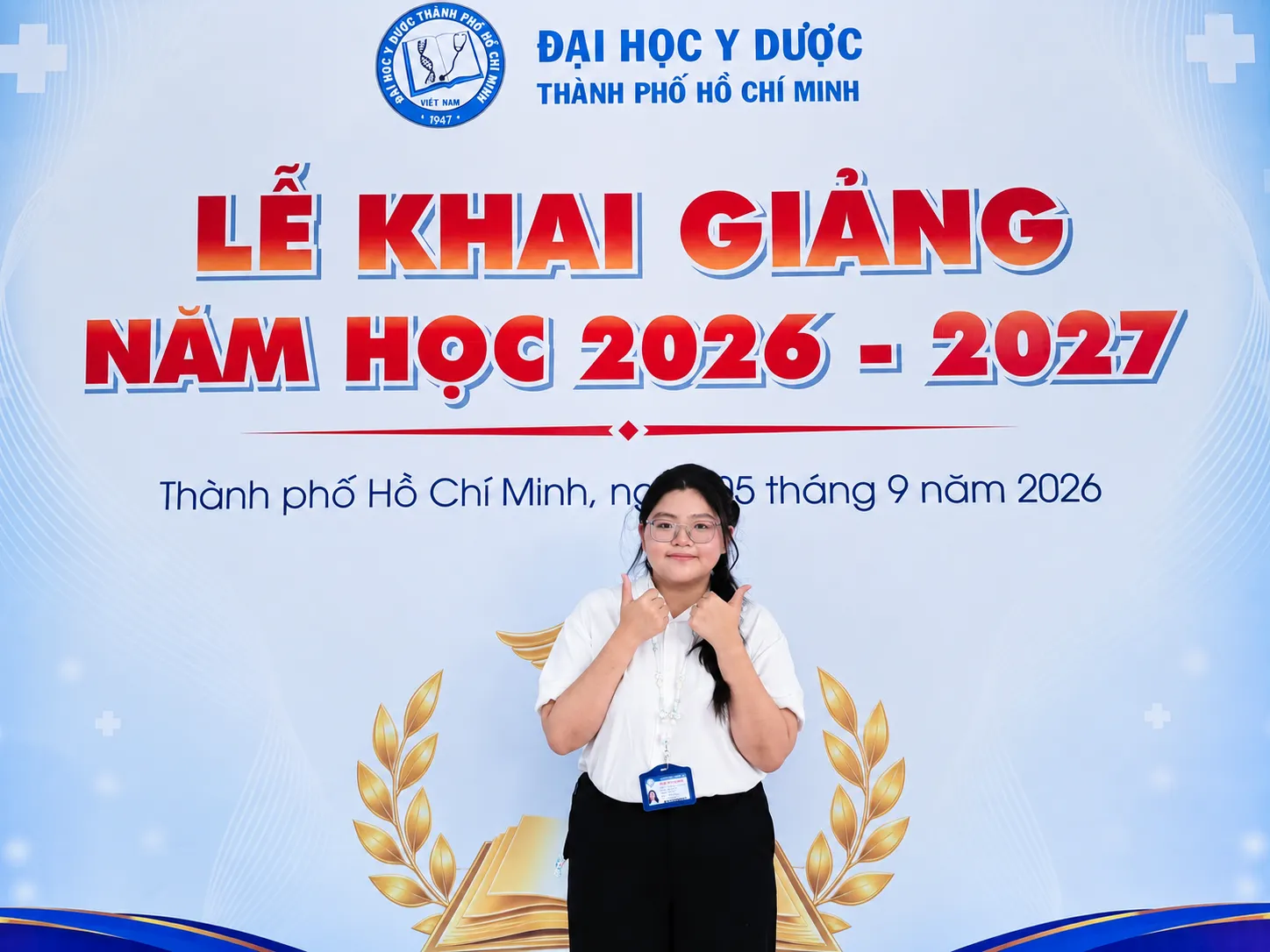 Đinh Ngọc Hải Lam trúng tuyển ngành y khoa Trường đại học Y Dược TP. Hồ Chí Minh với 30/30 điểm trong kỳ thi tốt nghiệp THPT năm 2026, trở thành thủ khoa toàn trường - Ảnh: Huỳnh Như - TTO
