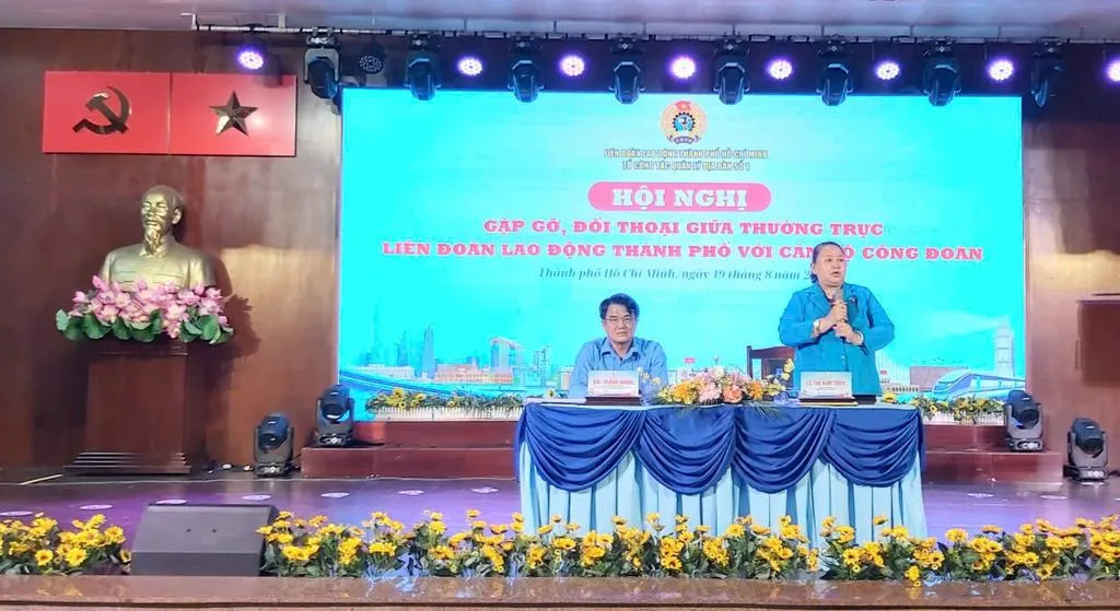 Công đoàn TPHCM - Đối thoại sau 1 năm thực hiện theo mô hình chính quyền địa phương 2 cấp