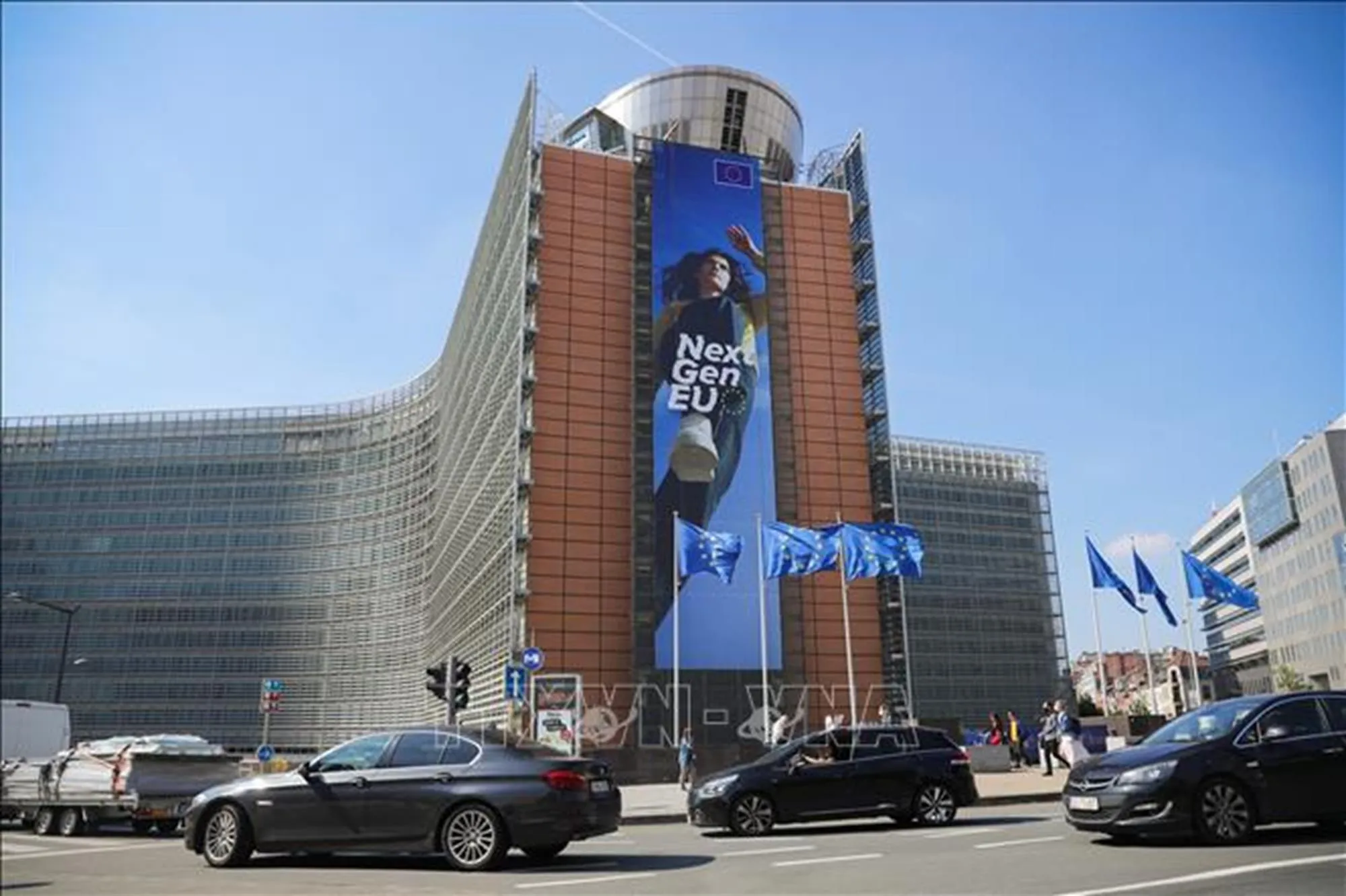 Trụ sở Ủy ban châu Âu tại Brussels, Bỉ - Ảnh: TTXVN