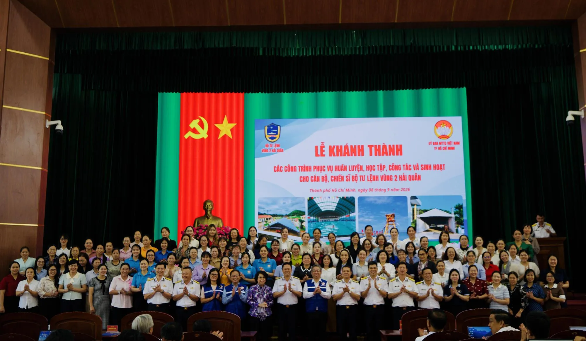 TP. Hồ Chí Minh khánh thành nhiều công trình hỗ trợ cán bộ, chiến sĩ Vùng 2 Hải quân