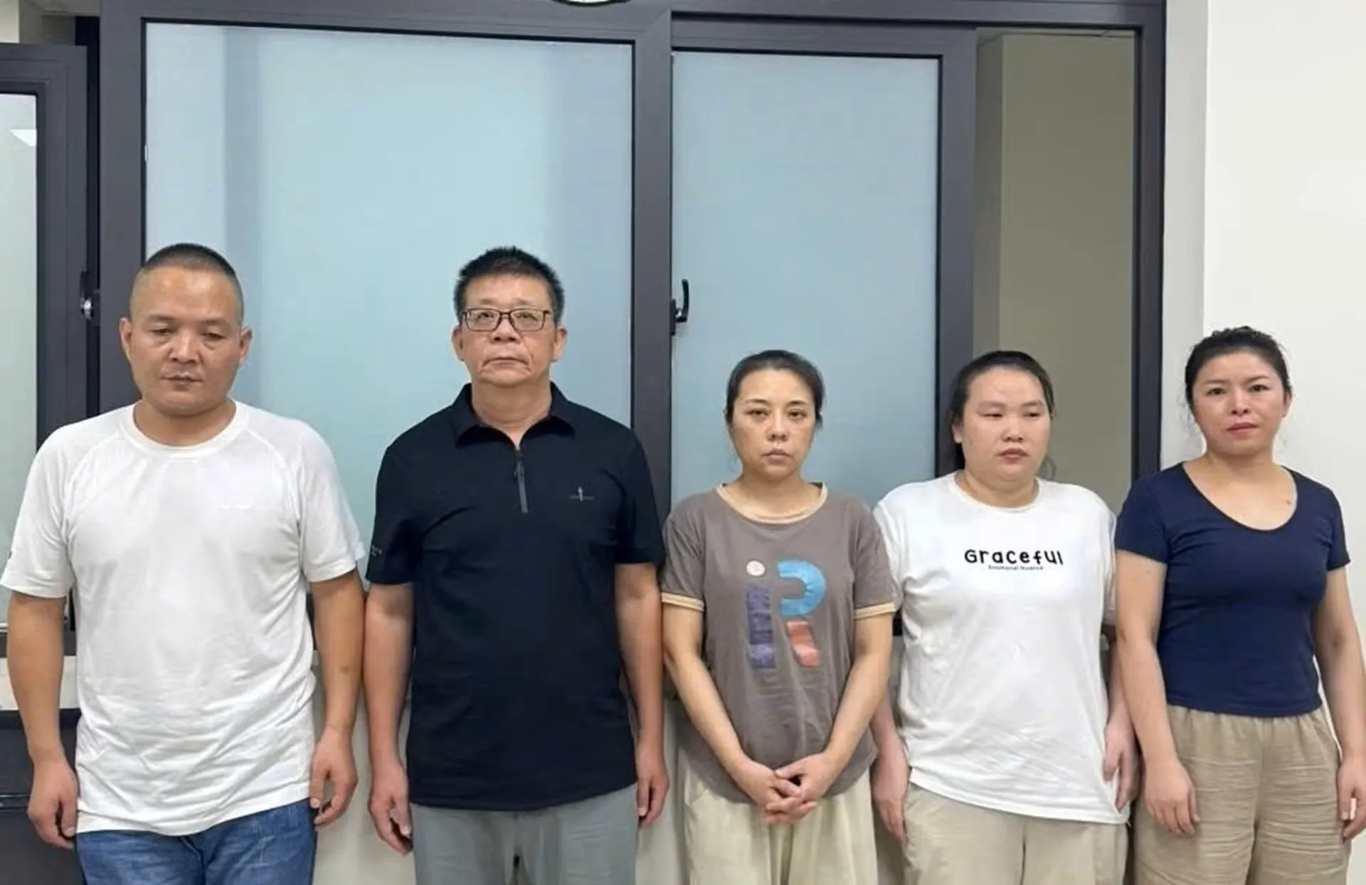 Lin Wei Min và các đối tượng người Trung Quốc trong vụ án - Ảnh: CAND