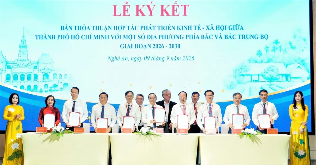 Đẩy mạnh hợp tác giữa Thành phố Hồ Chí Minh và một số địa phương Bắc bộ và Bắc Trung bộ