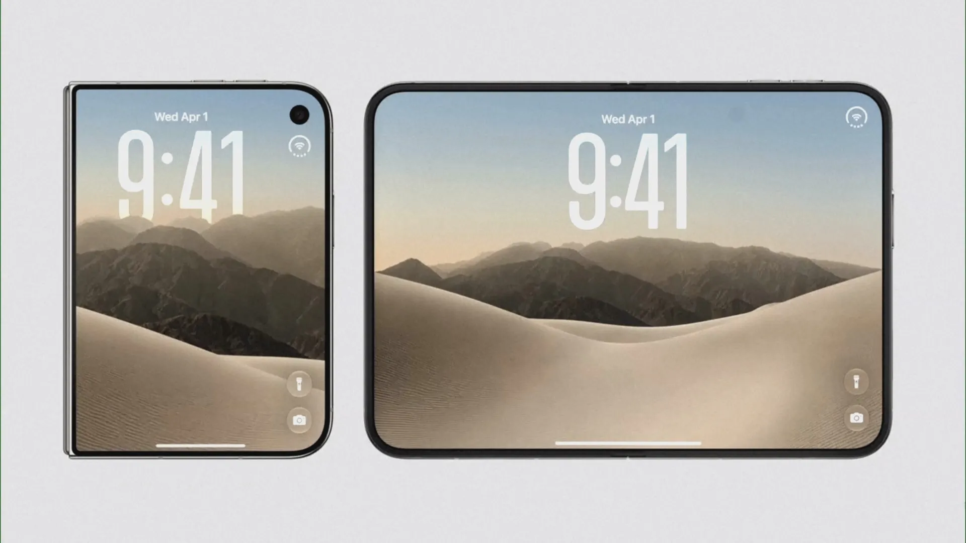 Apple ra mắt iPhone gập đầu tiên - Ảnh 1.