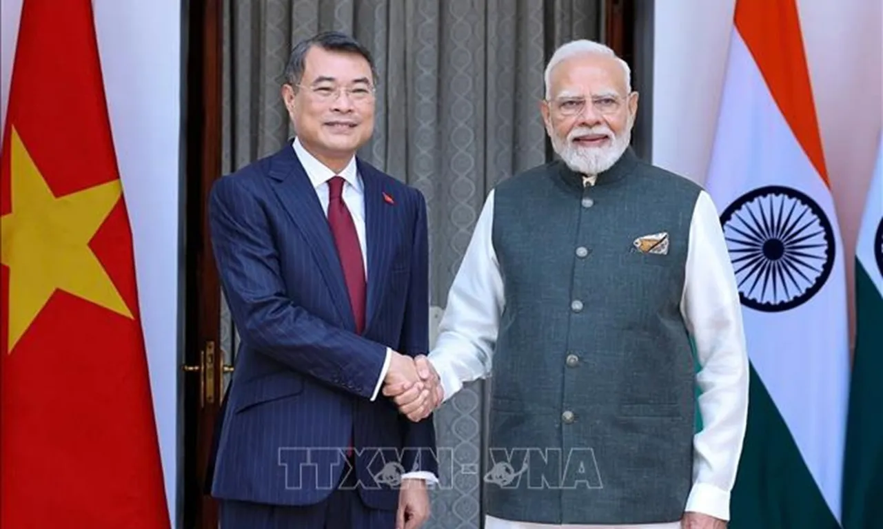 Thủ tướng Lê Minh Hưng hội đàm với Thủ tướng Ấn Độ Narendra Modi