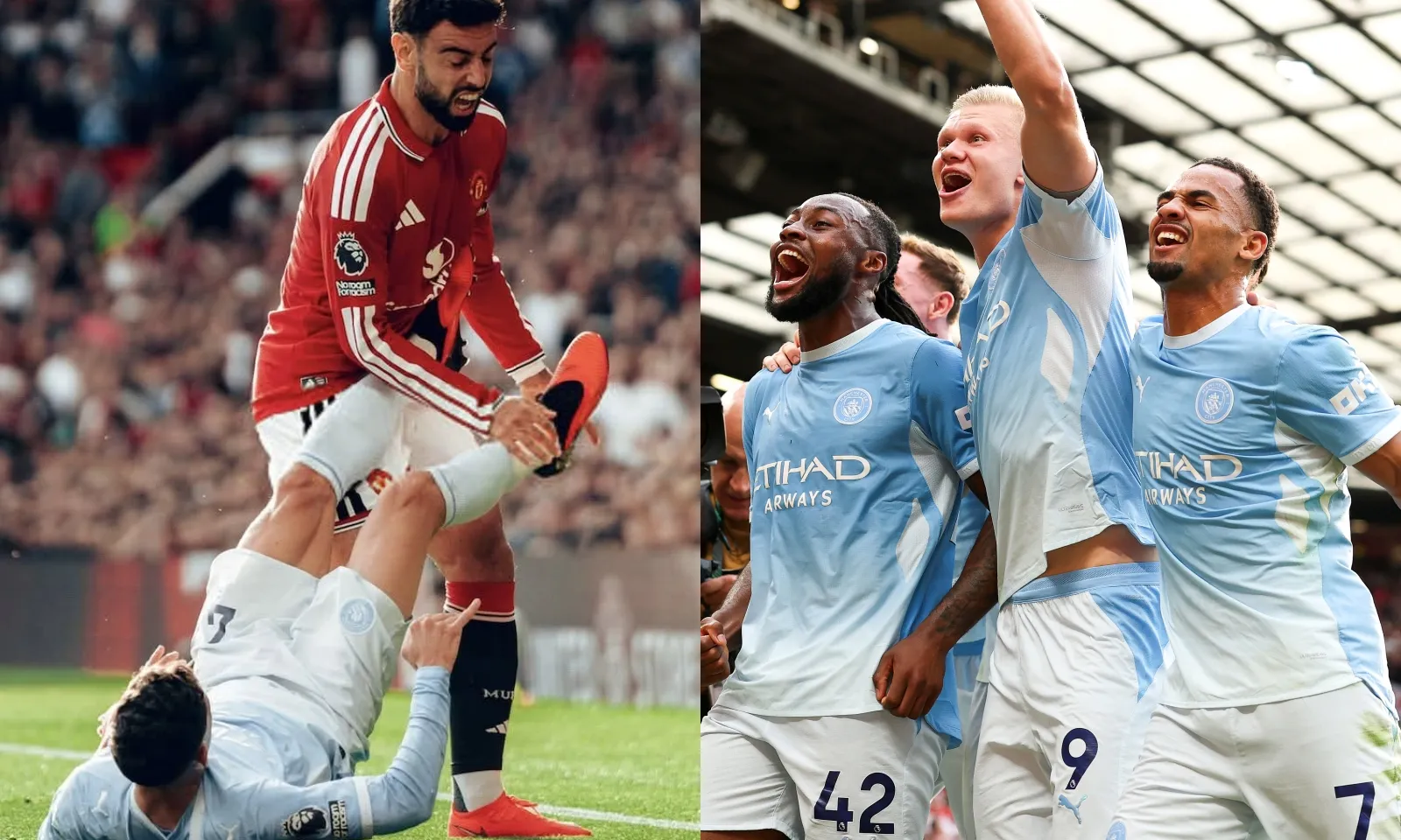 Kết quả Ngoại hạng Anh hôm nay: Man City dính thẻ đỏ, MU sụp đổ vì Haaland