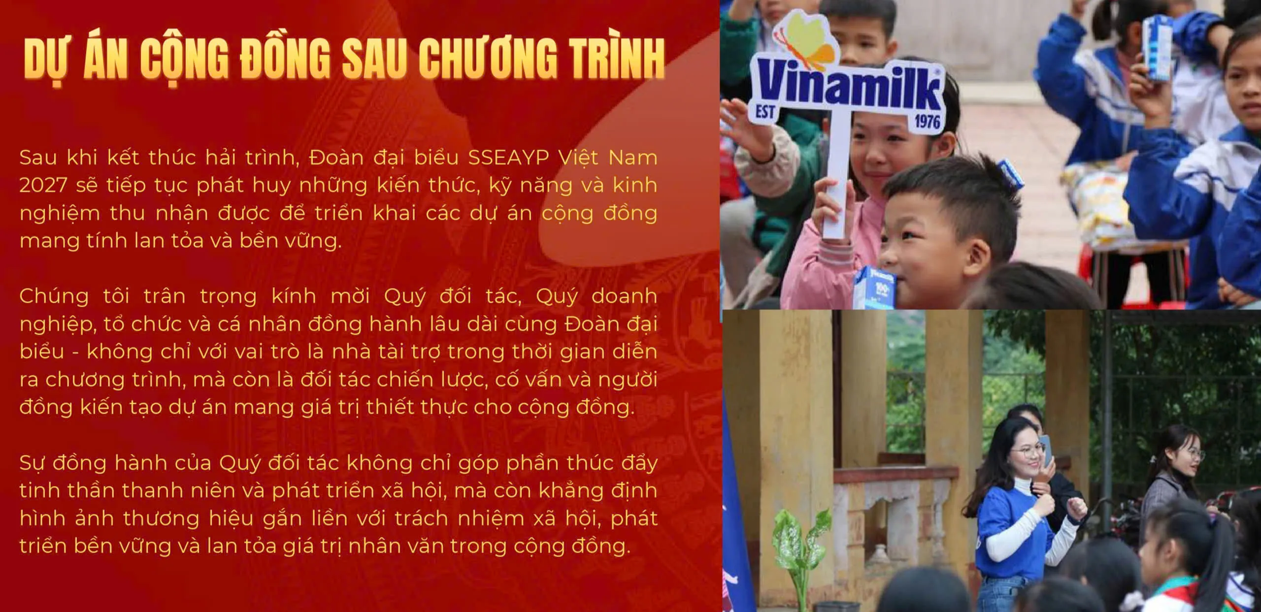 Dự án cộng đồng sau chương trình - Ảnh BTC cung cấp