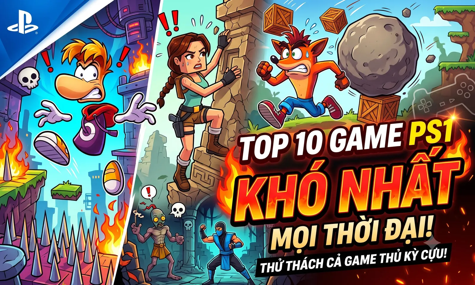 10 game PS1 khó nhất mọi thời đại, thử thách cả game thủ kỳ cựu