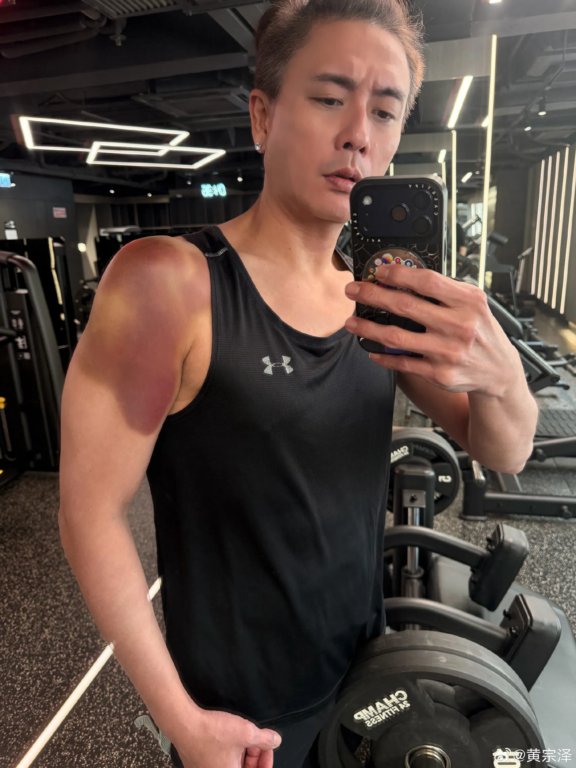 Nam diễn viên luôn duy trì tập luyện 