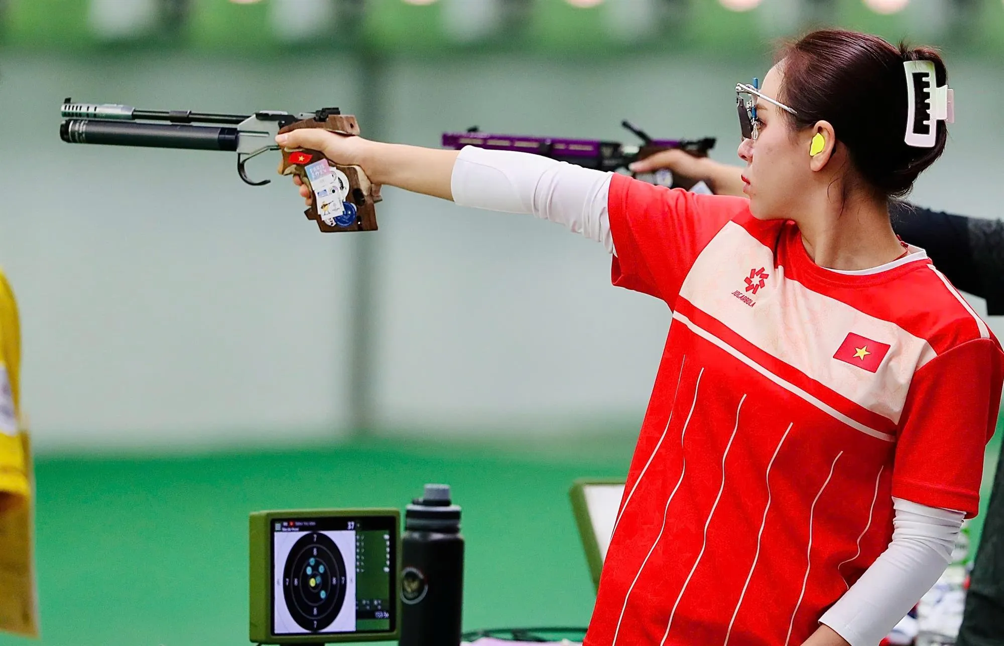 Asiad 20 tại Nhật Bản là sân chơi để xạ thủ Trịnh Thu Vinh chứng minh đẳng cấp - Ảnh: Nguyên Khôi - TTO