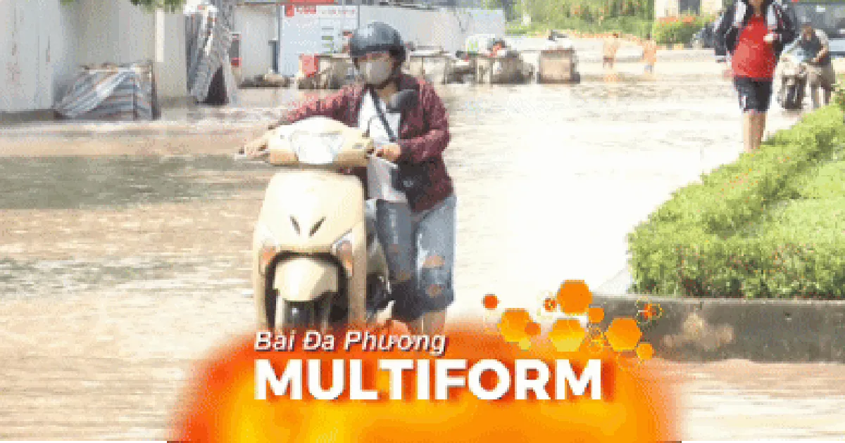 Một số tuyến phố Hà Nội tiếp tục ngập gây ảnh hưởng sinh hoạt và giao thông
