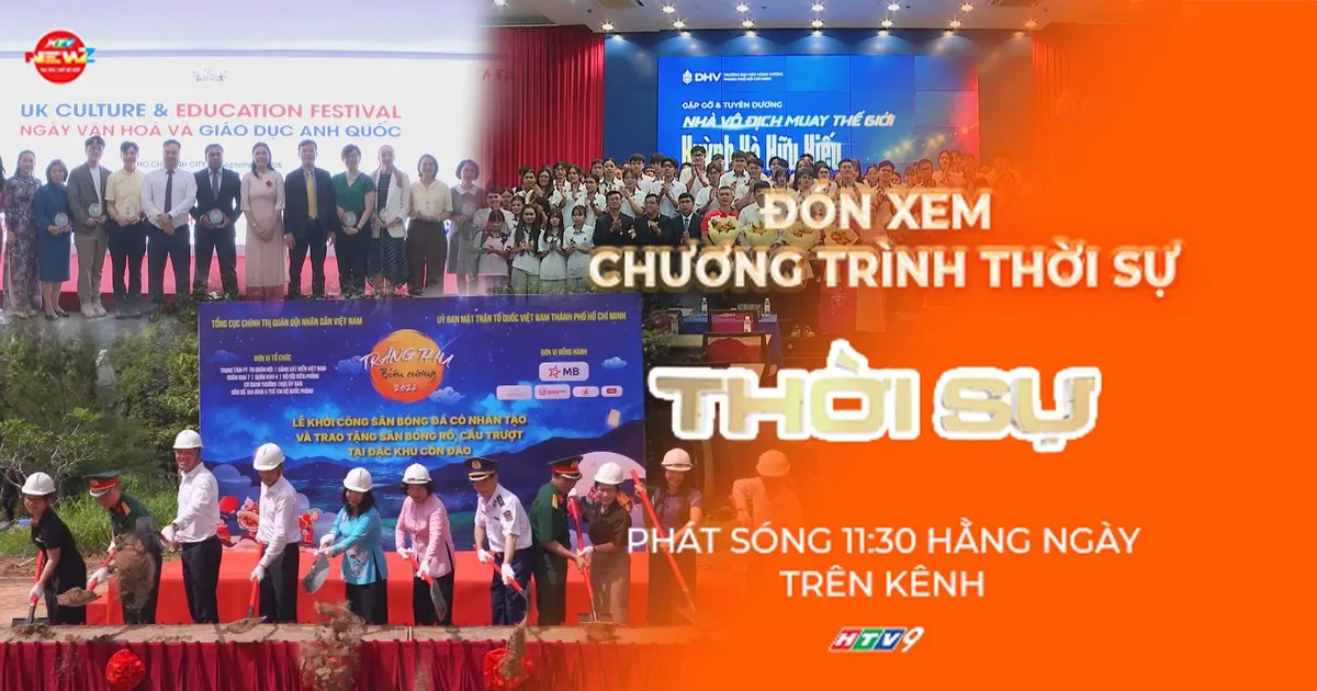 Thời sự trưa HTV ngày 19/9/2026 I Trao tặng nhiều công trình thể thao cho trẻ em đặc khu Côn Đảo