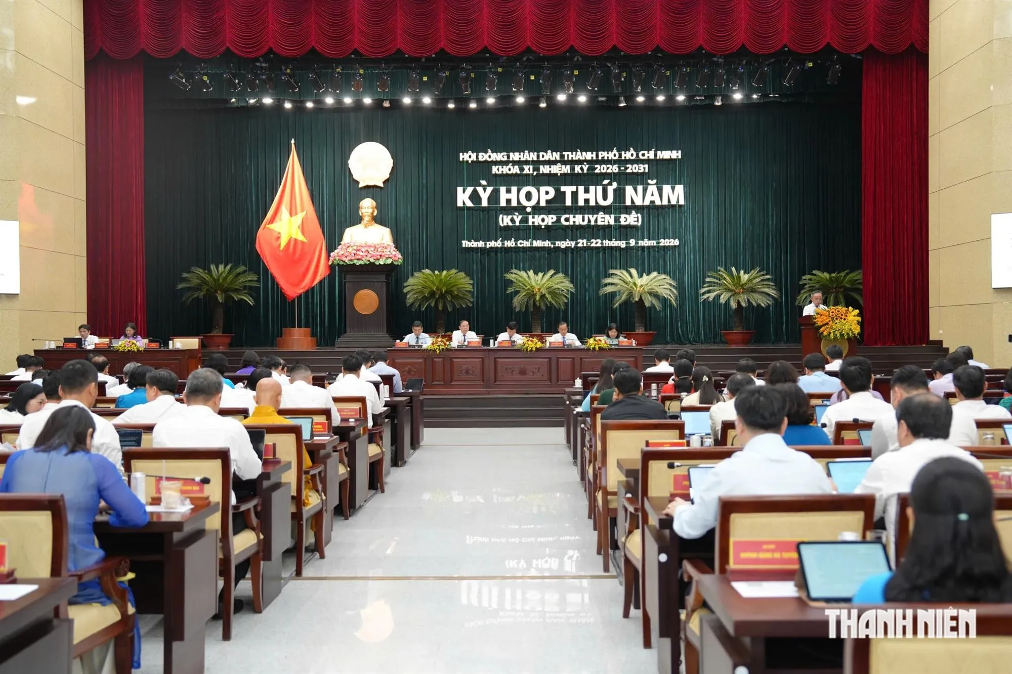 Kỳ họp thứ 5 HĐND TP. Hồ Chí Minh ngày 22/9 - Ảnh: Nguyễn Anh - Thanh Niên