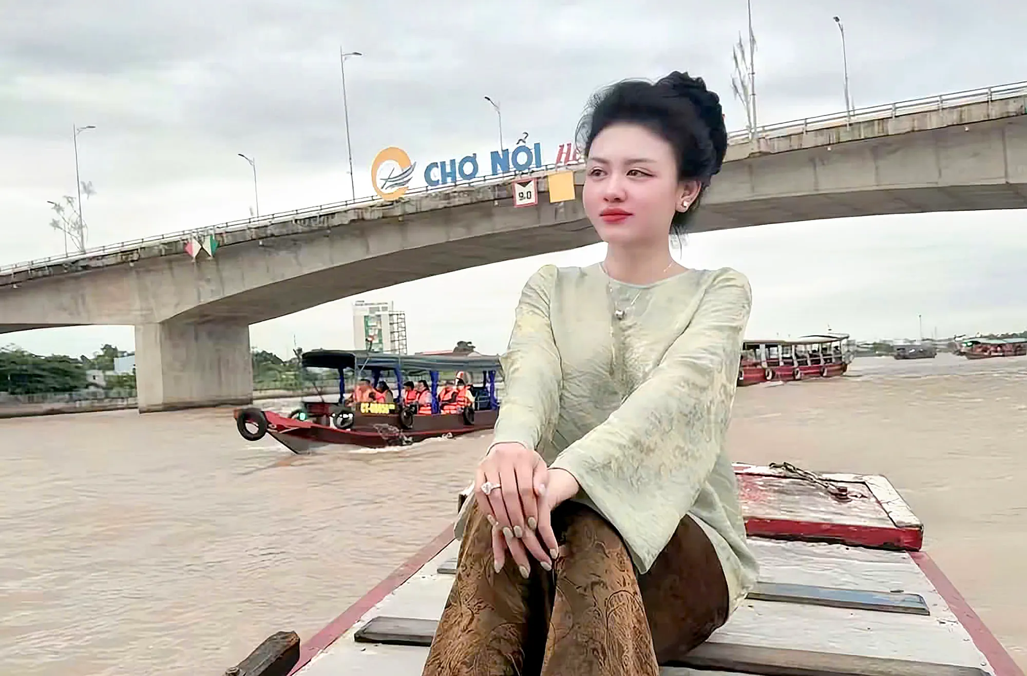 Hình ảnh TikToker Phannhibeauty đăng tải trên mạng xã hội - Ảnh: MXH