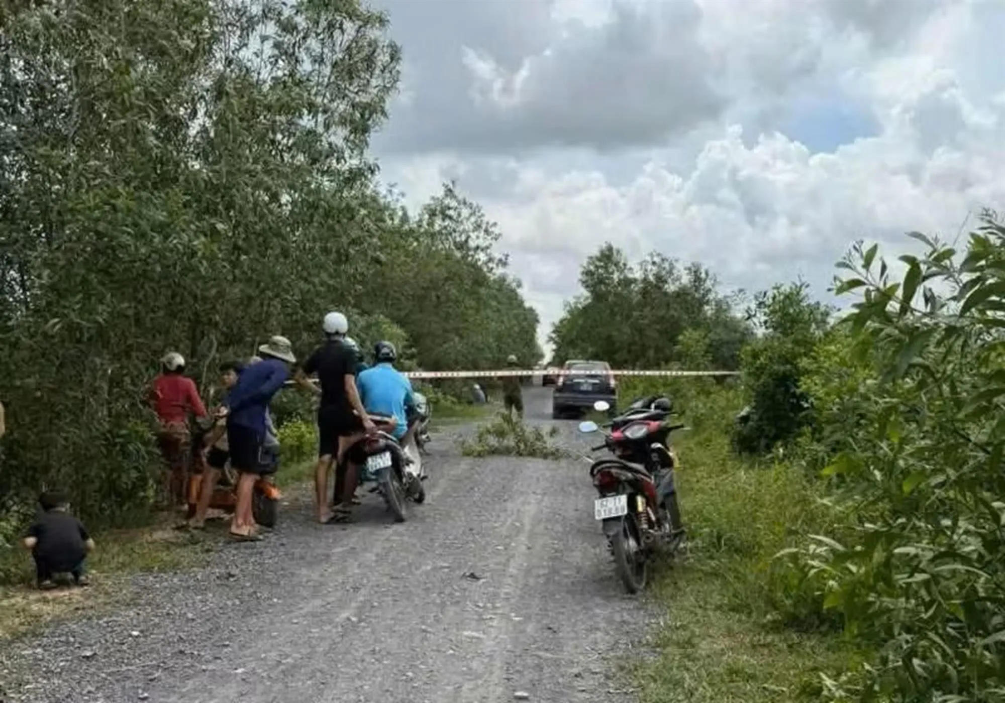 Khu vực Nhã phi tang thi thể người tình ở xã Bình Hiệp - Ảnh: Tiền Phong
