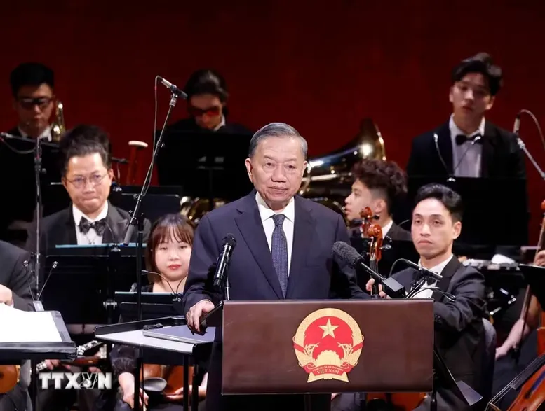Tổng Bí thư, Chủ tịch nước Tô Lâm phát biểu - Ảnh: TTXVN Tổng Bí thư, Chủ tịch nước Tô Lâm phát biểu - Ảnh: TTXVN