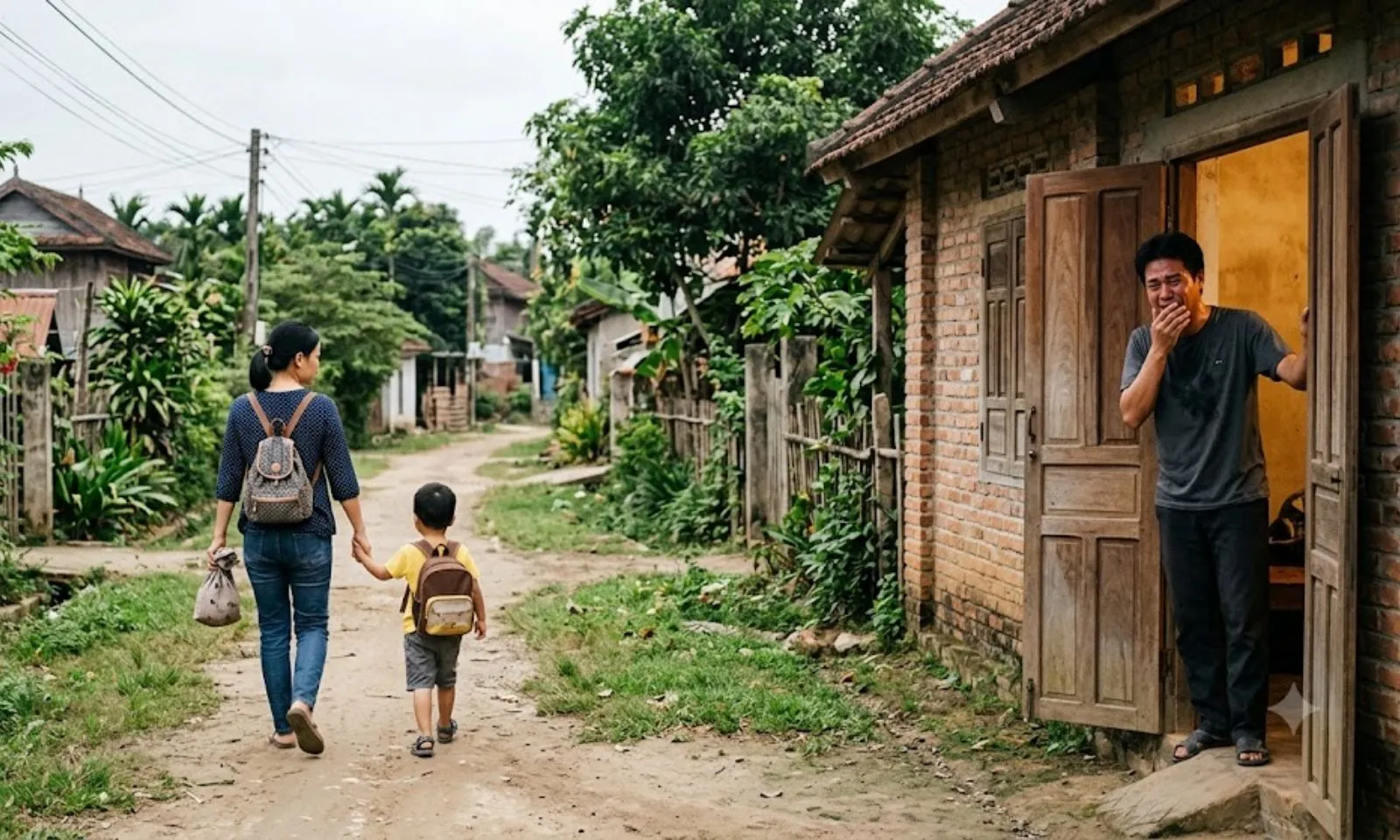Chi tiền lo cho nhà vợ, nào ngờ cô ấy ôm con bỏ trốn