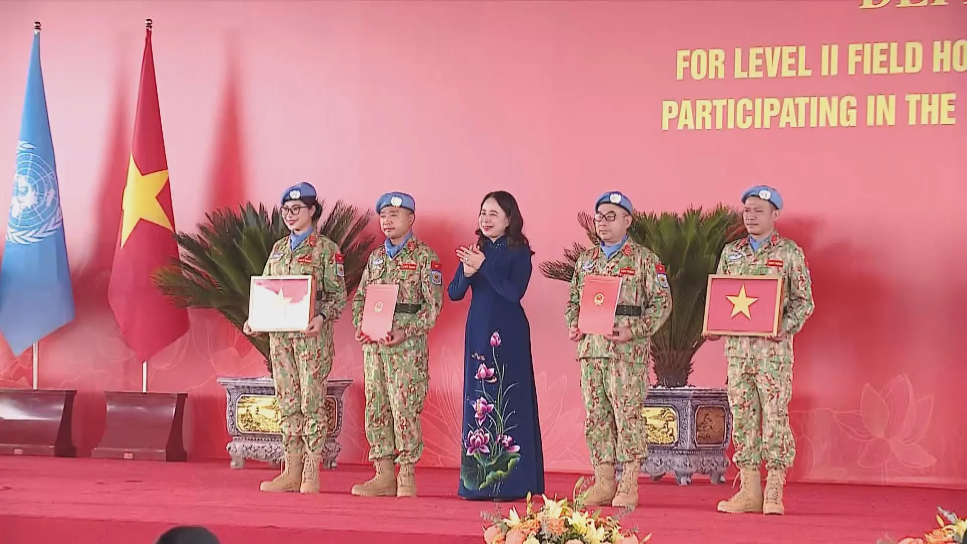 Lực lượng giữ gìn hòa bình Việt Nam sẵn sàng lên đường thực hiện sứ mệnh Liên hợp quốc - Ảnh 3. Lực lượng giữ gìn hòa bình Việt Nam sẵn sàng lên đường thực hiện sứ mệnh Liên hợp quốc - Ảnh 3.