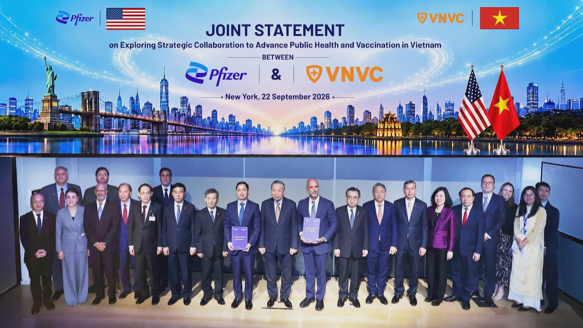 Buổi trao văn kiện khẳng định mục tiêu chung trong việc góp phần chăm sóc, nâng cao sức khỏe và chất lượng cuộc sống của người dân Việt Nam