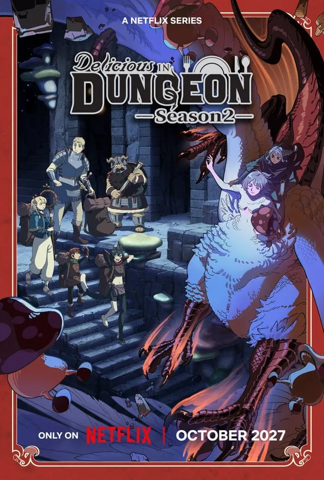Delicious in Dungeon mùa 2 dự kiến lên sóng tháng 10/2027 - Ảnh: Reddit