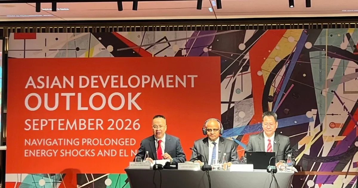 ADB nâng dự báo tăng trưởng của Việt Nam lên 7,8% trong năm 2026
