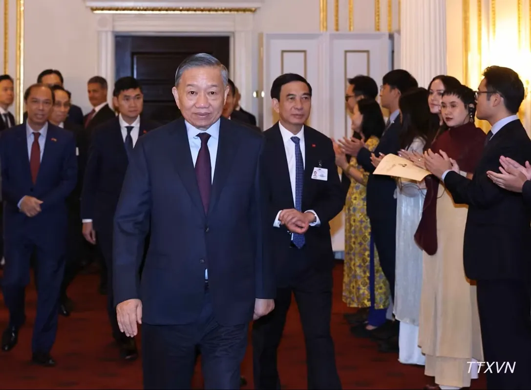 Tổng Bí thư, Chủ tịch nước Tô Lâm đến phát biểu chính sách và nhận Huy chương của Hiệp hội Chính sách đối ngoại Hoa Kỳ (FPA) - Ảnh TTXVN
