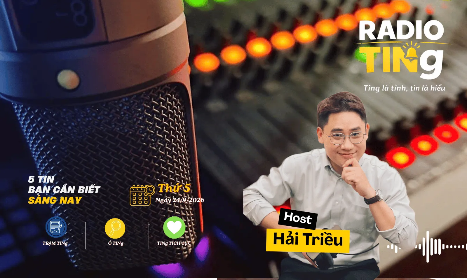 RADIO TINg 24/9: Biến bữa ăn bán trú thành “bữa ăn hạnh phúc” | Cách bảo vệ cơ thể khi dầm mưa ngập 