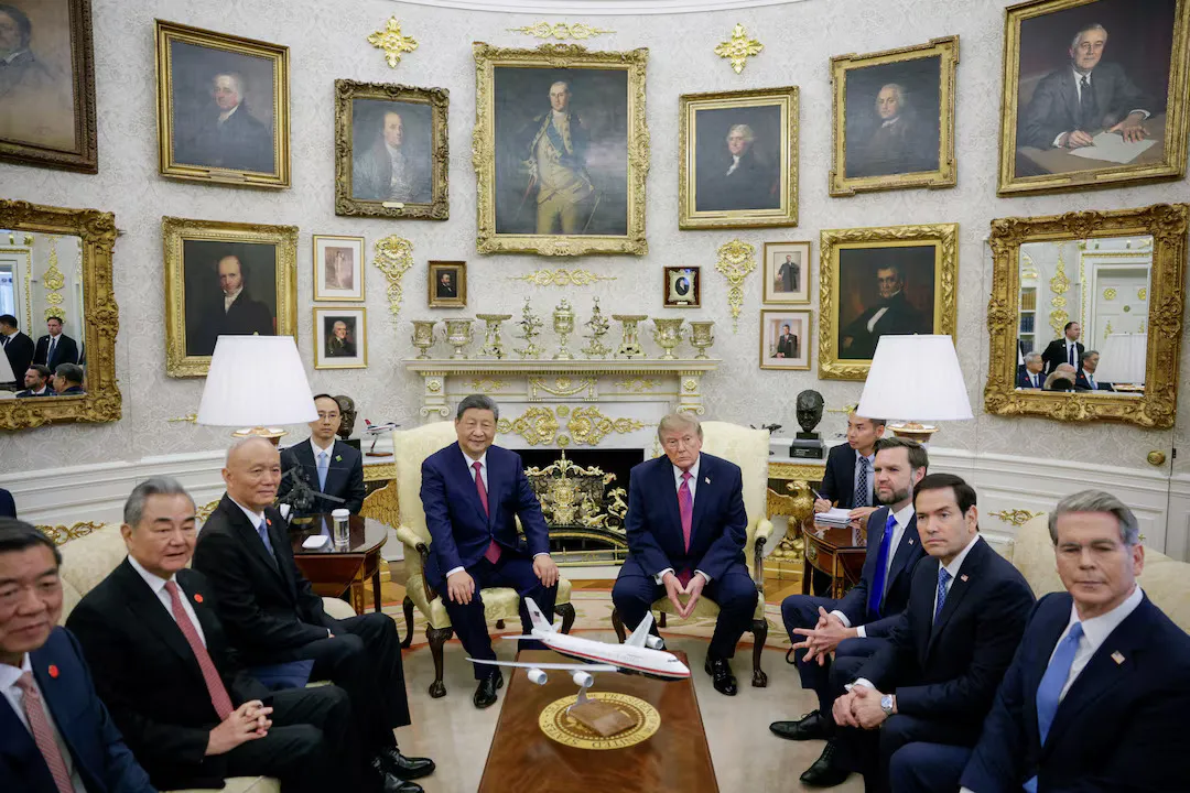 Tổng thống Donald Trump hội đàm với Chủ tịch Trung Quốc tại Nhà trắng - Ảnh 2.