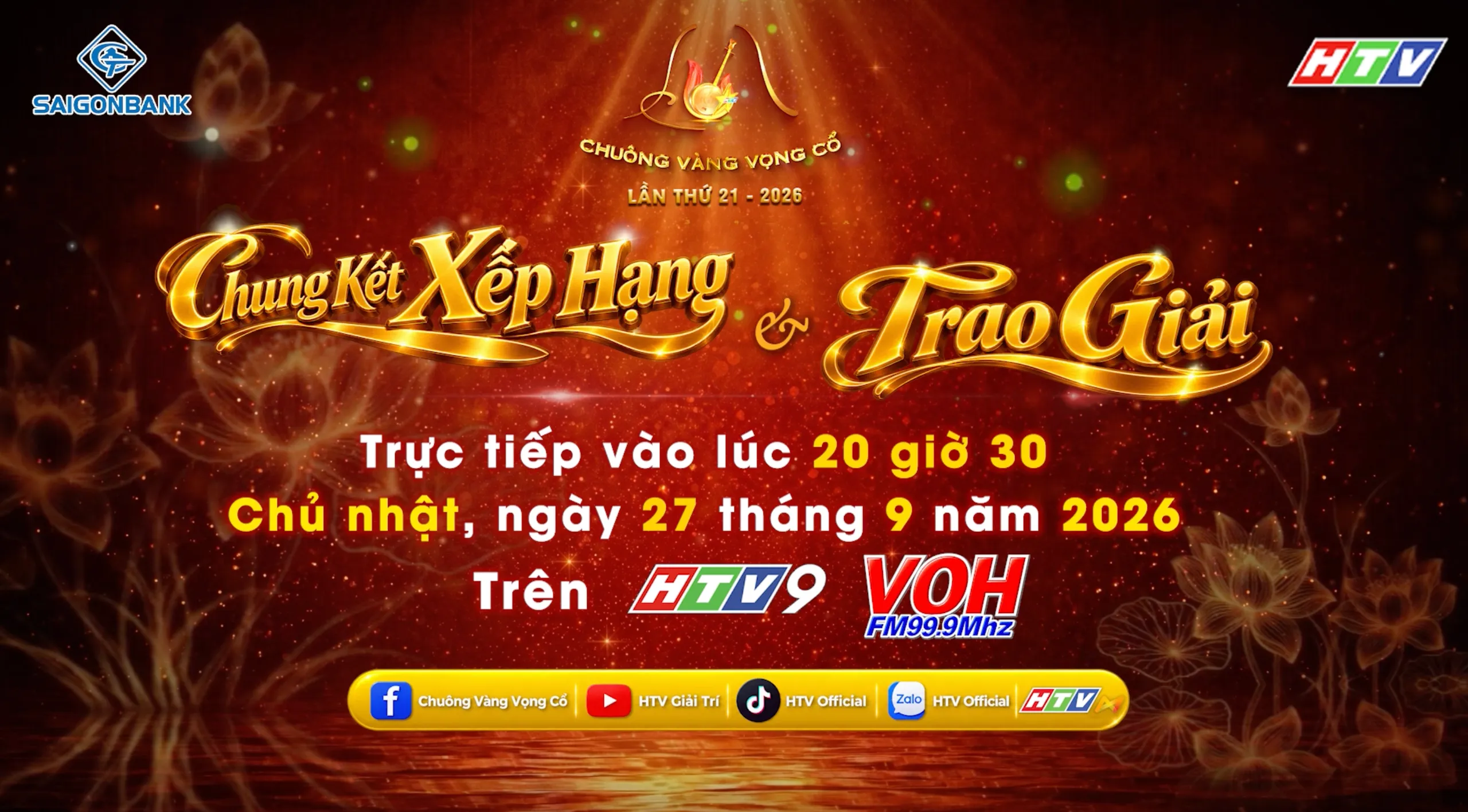 Giới thiệu Chung kết xếp hạng Chuông vàng vọng cổ 2026- Ảnh 5. Giới thiệu Chung kết xếp hạng Chuông vàng vọng cổ 2026- Ảnh 5.