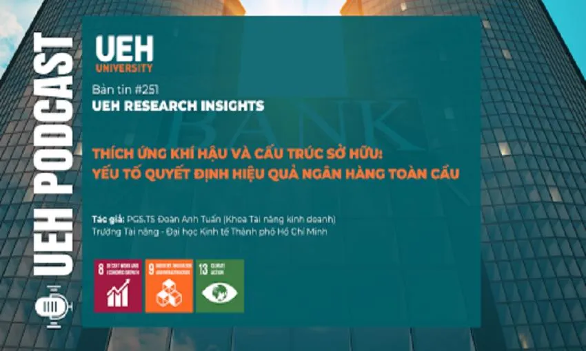 [Research Contribution] Thích ứng khí hậu và cấu trúc sở hữu: Yếu tố quyết định hiệu quả ngân hàng toàn cầu