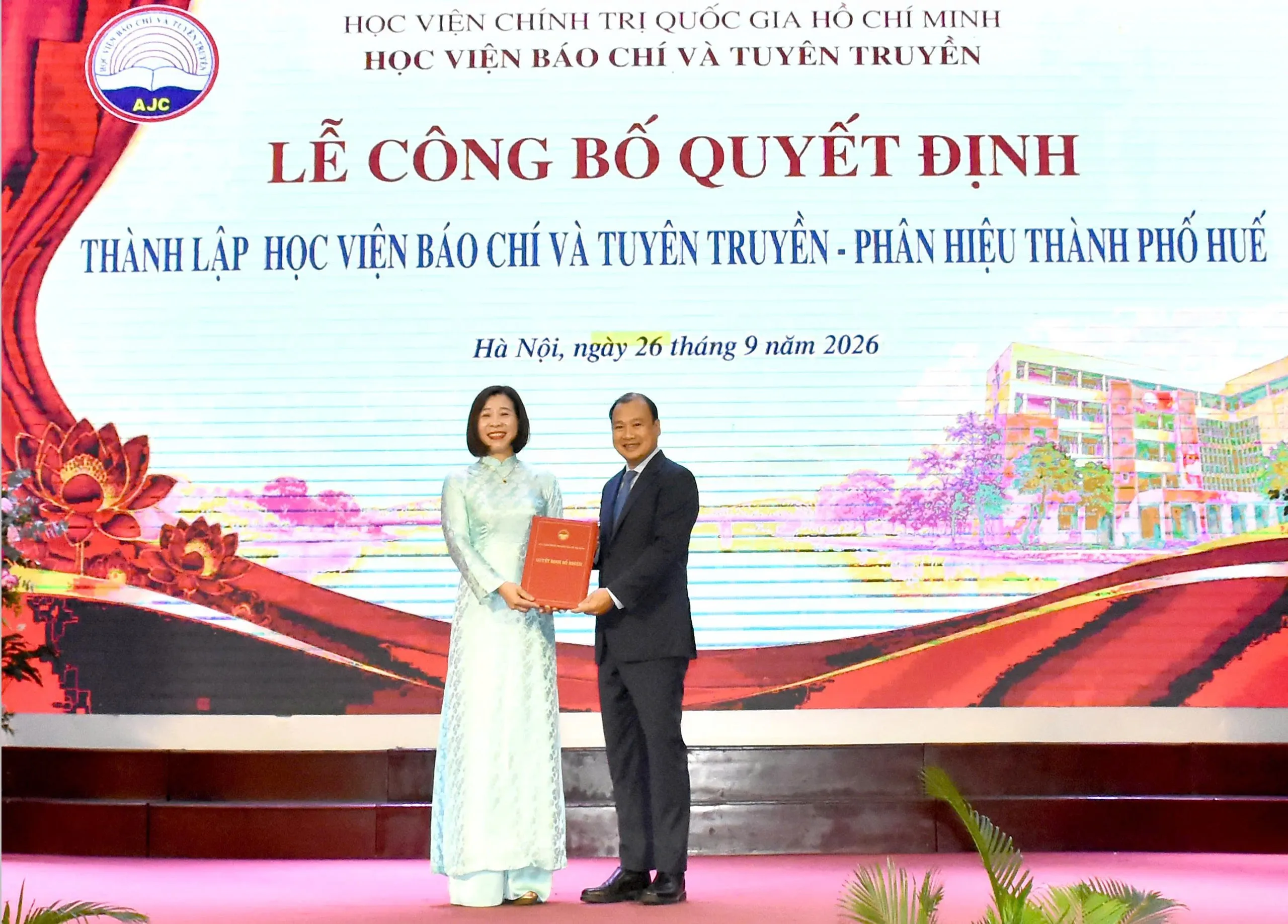 Học viện Báo chí và Tuyên truyền thành lập Phân hiệu tại TP. Huế - Ảnh 1. Học viện Báo chí và Tuyên truyền thành lập Phân hiệu tại TP. Huế - Ảnh 1.