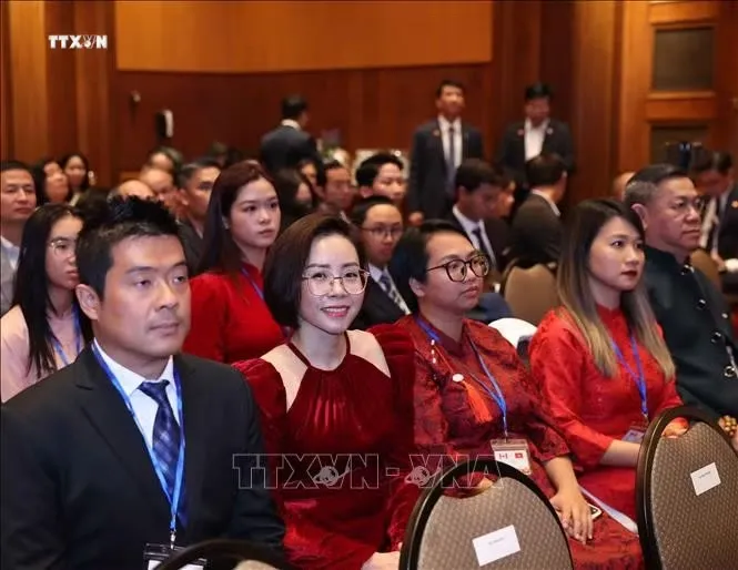 Các đại biểu tham dự buổi gặp mặt. Ảnh: Thống Nhất/TTXVN Các đại biểu tham dự buổi gặp mặt - Ảnh: Thống Nhất - TTXVN
