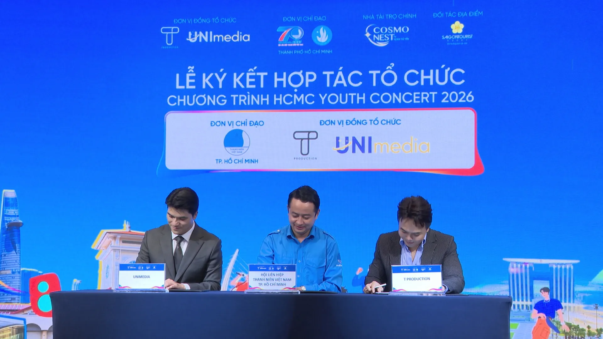Ký kết hợp tác chương trình Nhạc hội Thanh niên TP. Hồ Chí Minh
