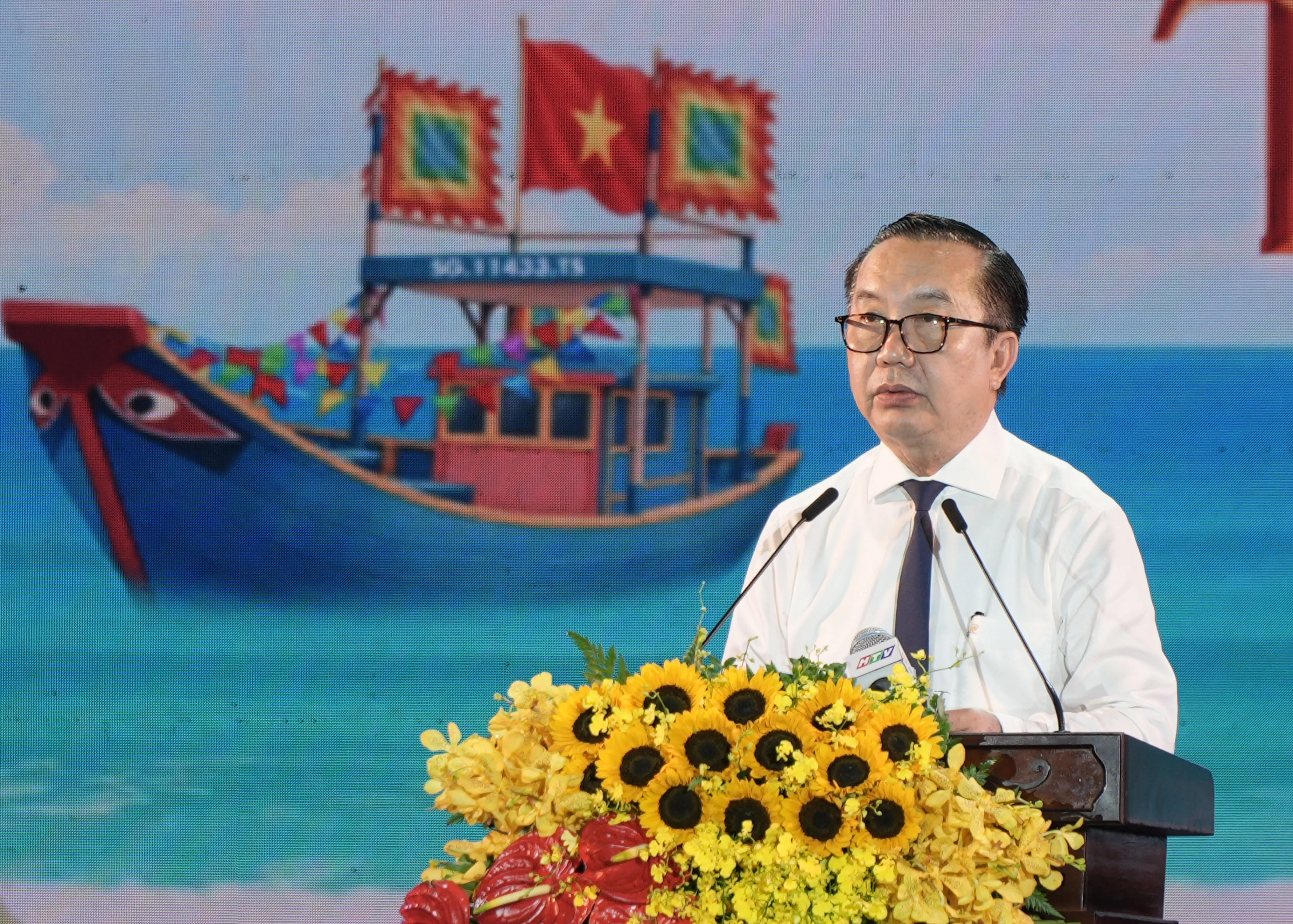 Trần Thế Thuận, Giám đốc Sở Văn hóa và Thể thao Thành phố Hồ Chí Minh phát biểu khai mạc 